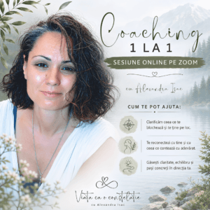 Coaching 1 la 1 – Sesiune Online pe Zoom