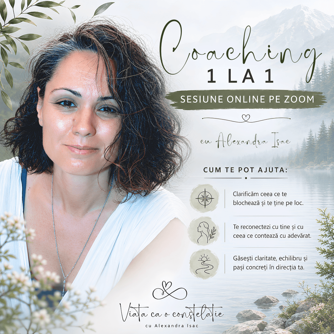 Coaching 1 la 1 – Sesiune Online pe Zoom